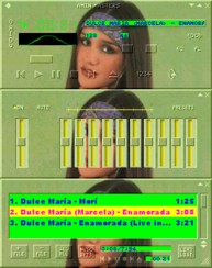 Dulce María: Winamp 2 Skin